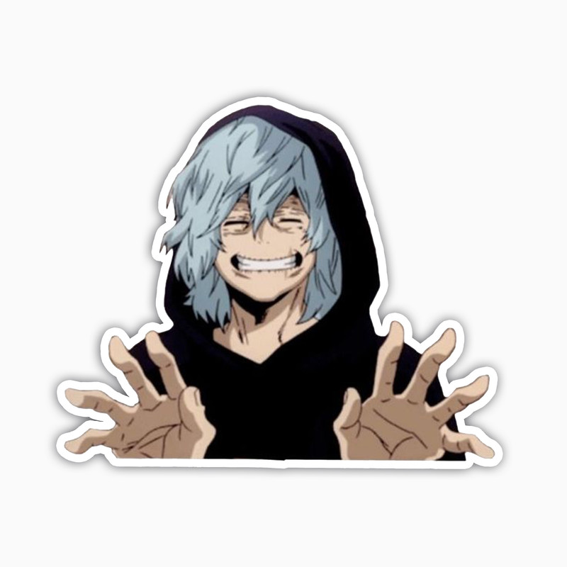 استیکر لپ تاپ و موبایل بووم طرح انیمه My Hero Academy مدل Shigaraki1 کد JD42