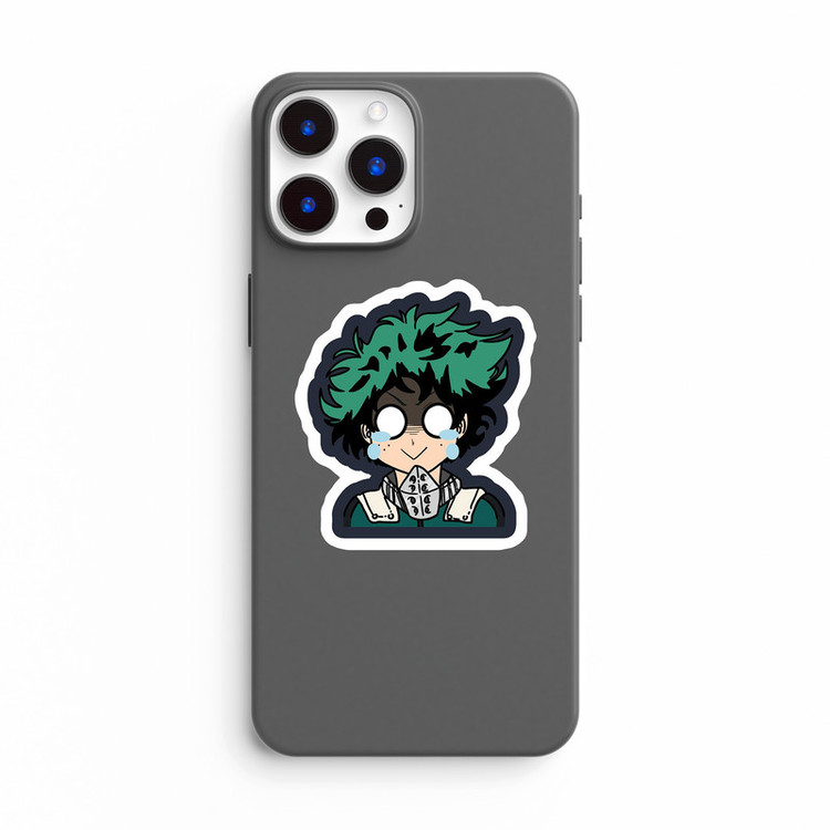 استیکر لپ تاپ و موبایل بووم طرح انیمه My Hero Academy مدل Midoria Izuku2 کد JD24