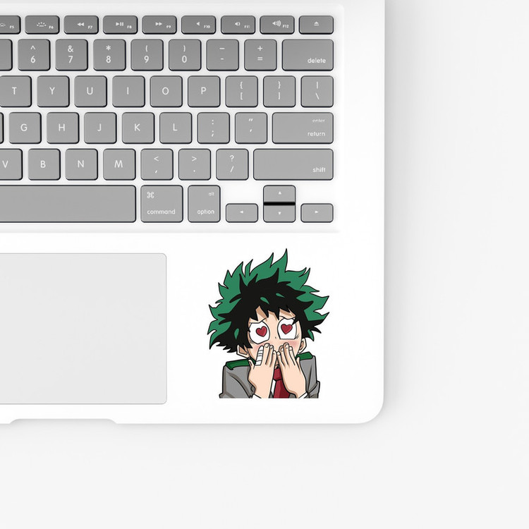 استیکر لپ تاپ و موبایل بووم طرح انیمه My Hero Academy مدل Deku8 کد JD49