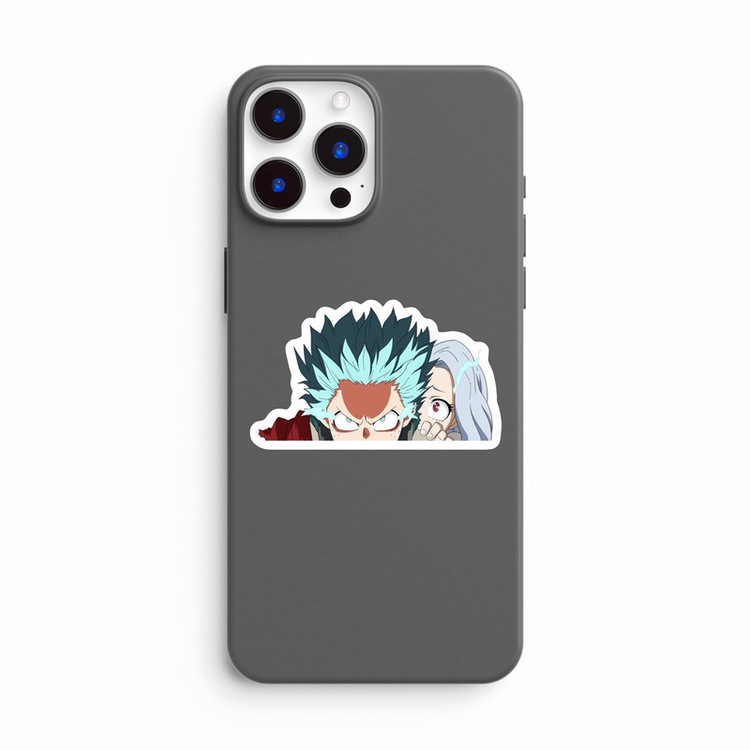 استیکر لپ تاپ و موبایل بووم طرح انیمه My Hero Academy مدل Deku7 کد JD39