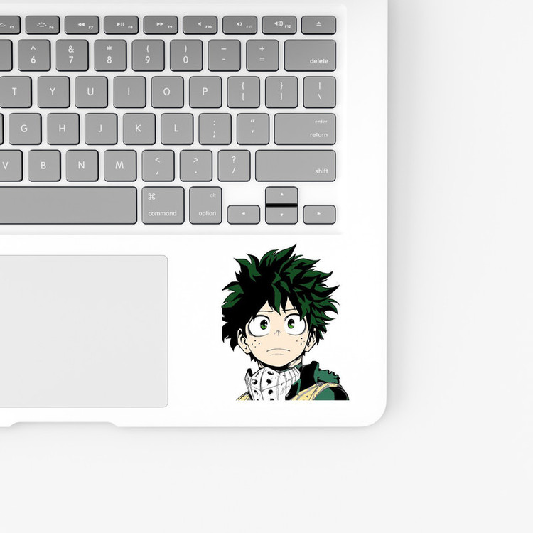 استیکر لپ تاپ و موبایل بووم طرح انیمه My Hero Academy مدل Deku5 کد JD11