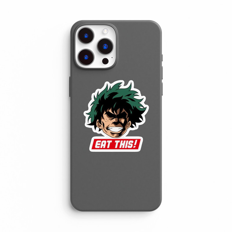 استیکر لپ تاپ و موبایل بووم طرح انیمه My Hero Academy مدل Deku And Allmight کد JD6