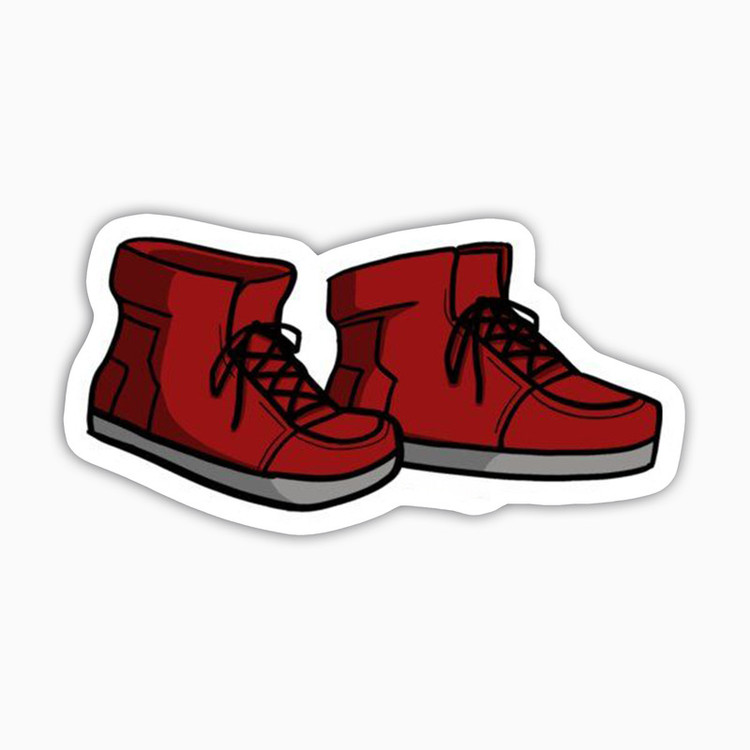 استیکر لپ تاپ و موبایل بووم طرح انیمه My Hero Academy مدل Deku Sneakers کد JD1