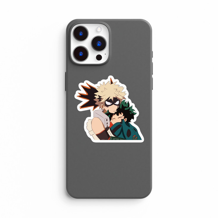 استیکر لپ تاپ و موبایل بووم طرح انیمه My Hero Academy مدل Deku and Bakugo کد JD41