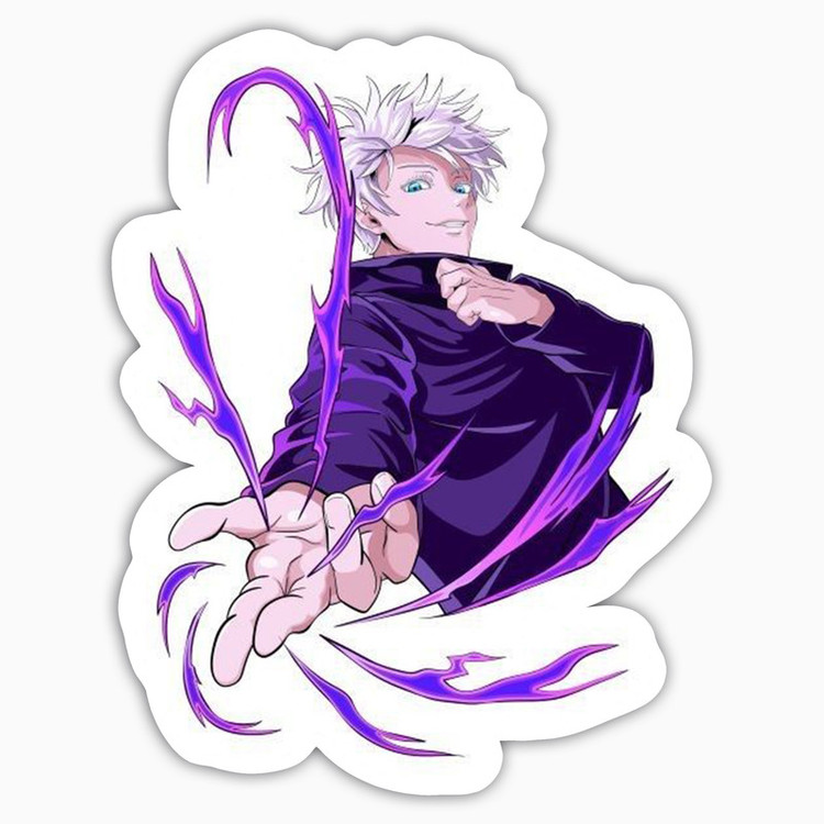 استیکر لپ تاپ و موبایل بووم طرح انیمه Jujutsu Kaisen مدل Gojo Saturo P کد JD20