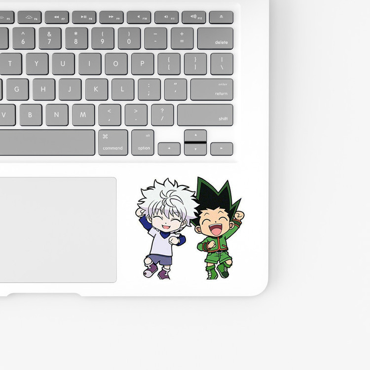 استیکر لپ تاپ و موبایل بووم طرح انیمه Hunter X Hunter مدل Killua Gon کد JD48