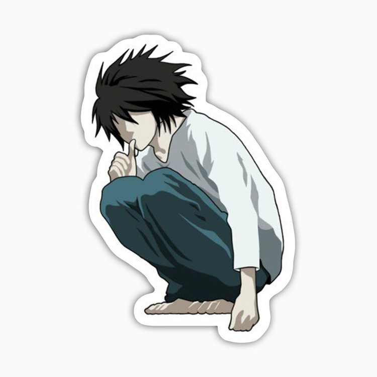 استیکر لپ تاپ و موبایل بووم طرح انیمه Death Note مدل EL کد JD18