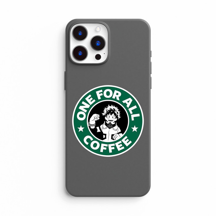 استیکر لپ تاپ و موبایل بووم طرح One For All Coffee مدل Deku کد BG29