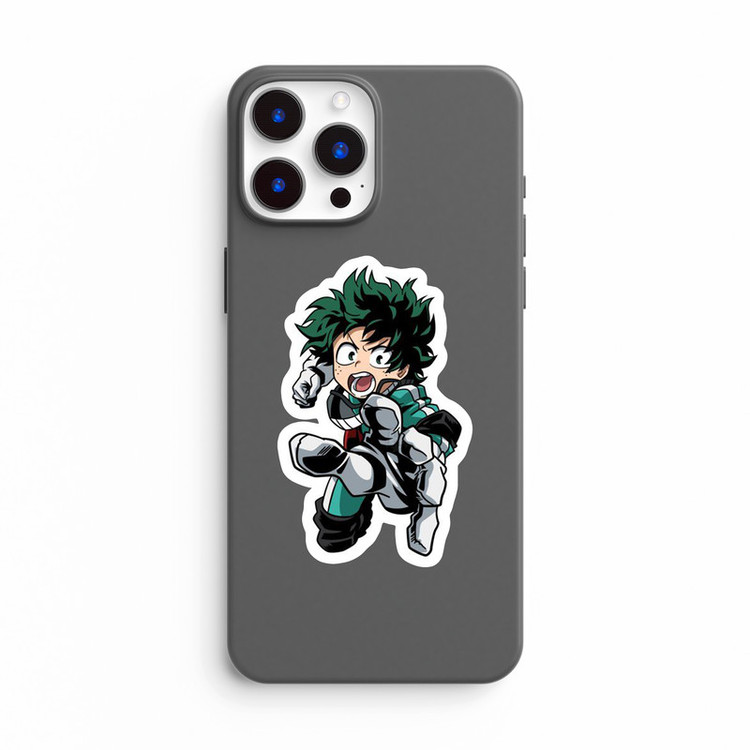 استیکر لپ تاپ و موبایل بووم طرح انیمه My Hero Academy مدل Deku کد BG27