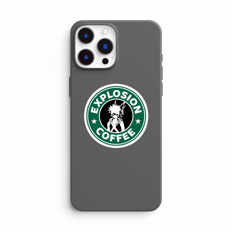 استیکر لپ تاپ و موبایل بووم طرح انیمه My Hero Academy مدل Bakugo Coffee کد BG37