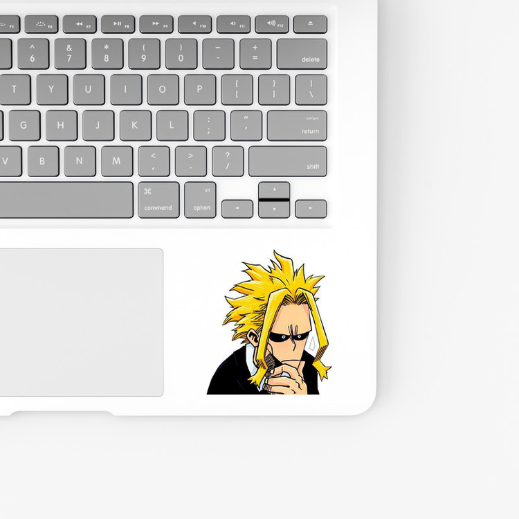 استیکر لپ تاپ و موبایل بووم طرح انیمه My Hero Academy مدل Allmight کد BG8