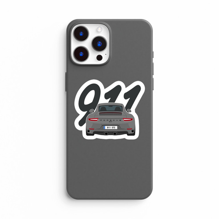 استیکر لپ تاپ و موبایل بووم طرح ماشین مدل Porsche 911 GTS کد AG6
