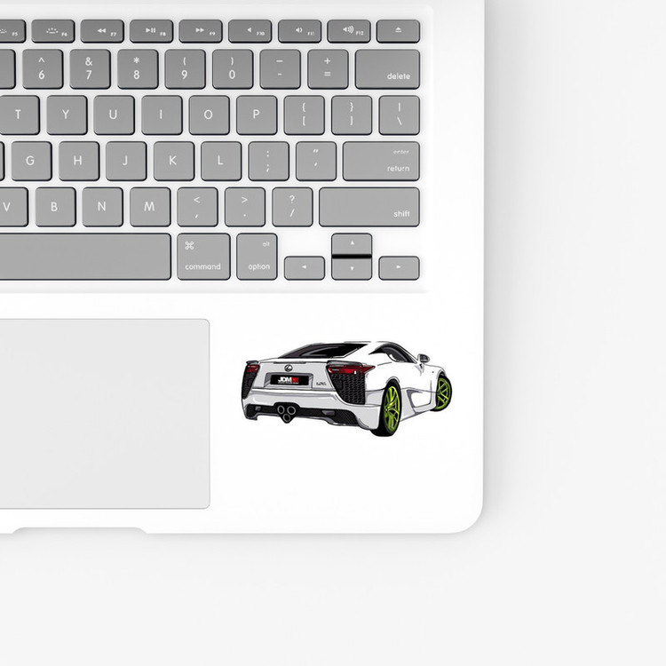 استیکر لپ تاپ و موبایل بووم طرح ماشین مدل Lexus Racing کد AG30