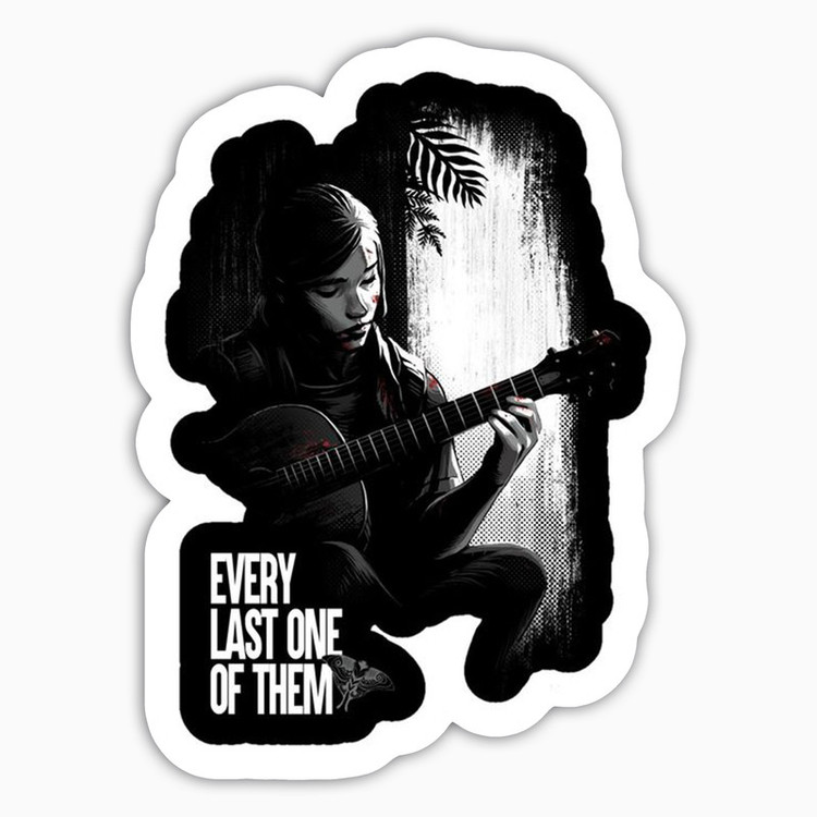 استیکر لپ تاپ و موبایل بووم طرح سریال Last of Us مدل Ellie کد AG34