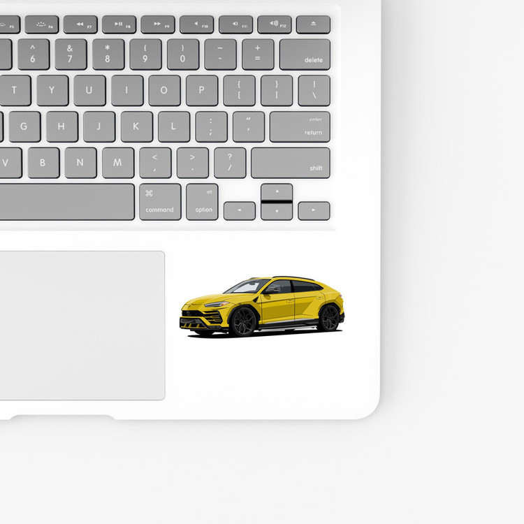 استیکر لپ تاپ و موبایل بووم طرح ماشین مدل Lamborghini Urus کد AG14
