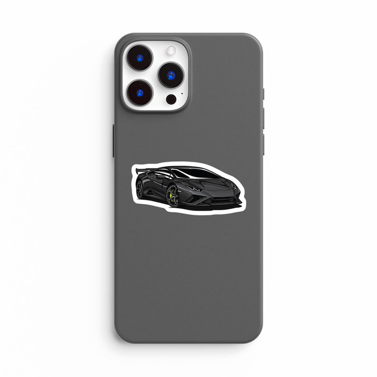 استیکر لپ تاپ و موبایل بووم طرح ماشین مدل Lamborghini Huracan کد AG39