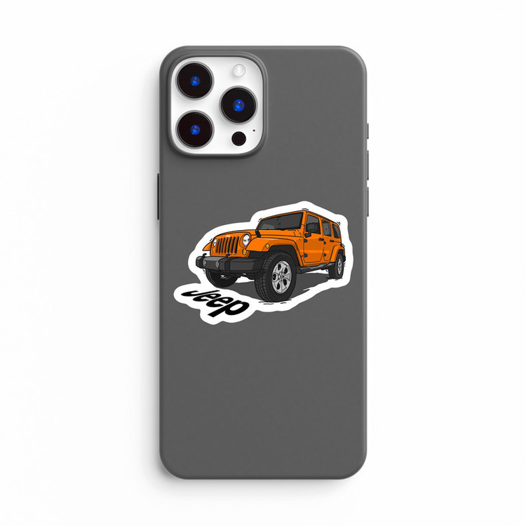 استیکر لپ تاپ و موبایل بووم طرح ماشین مدل Jeep Wrangler کد AG20