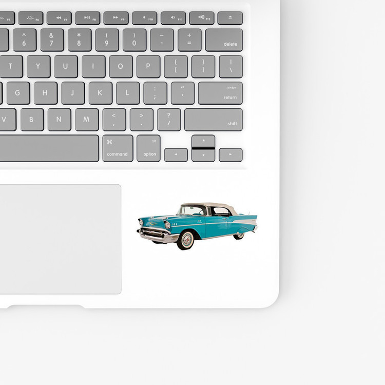 استیکر لپ تاپ و موبایل بووم طرح ماشین مدل Chevrolet Vintage کد AG28