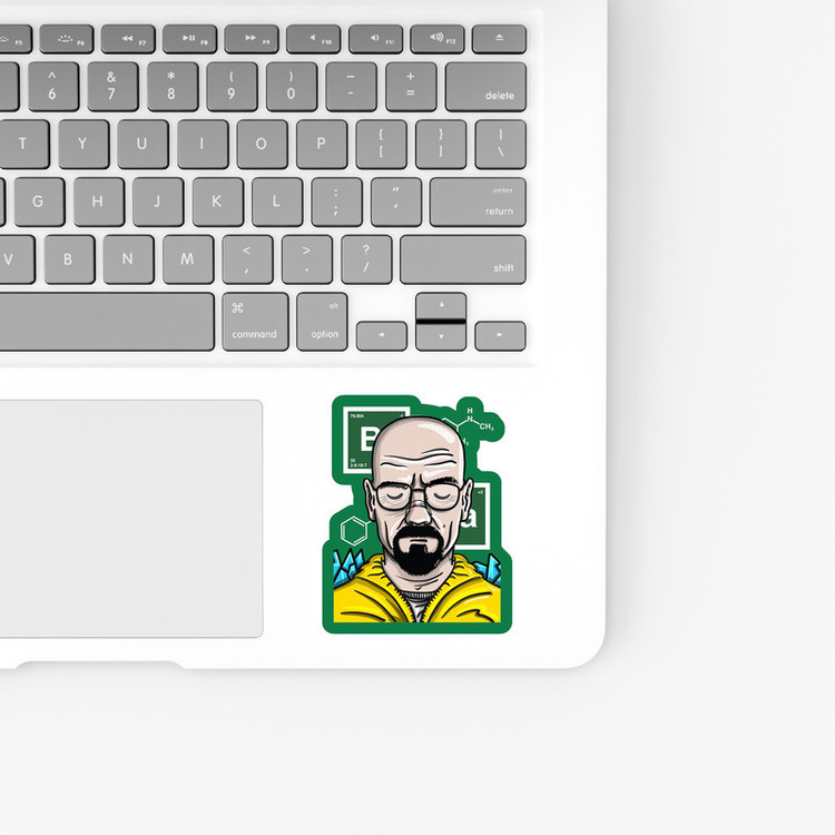 استیکر لپ تاپ و موبایل بووم طرح سریال Breaking Bad مدل Valter White کد KT52