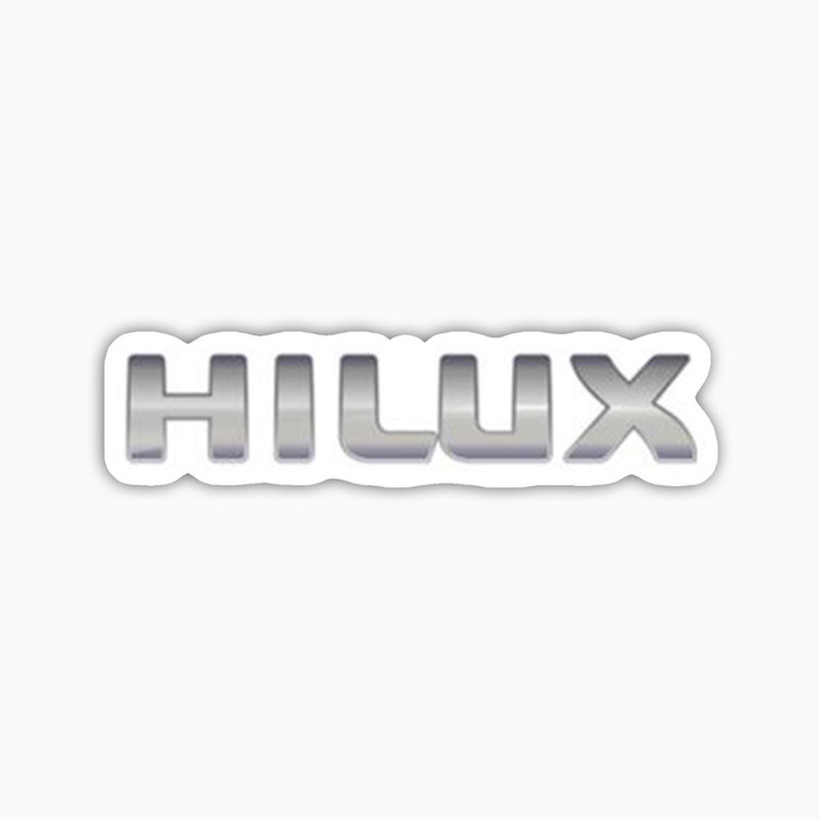 استیکر لپ تاپ و موبایل بووم طرح نوشته مدل Hilux کد FD44