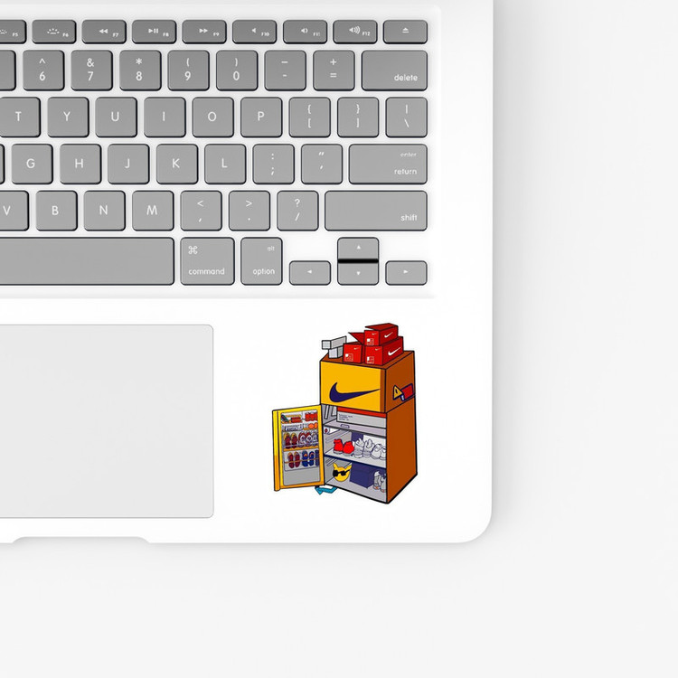 استیکر لپ تاپ و موبایل بووم طرح قفسه مدل Nike کد FD36