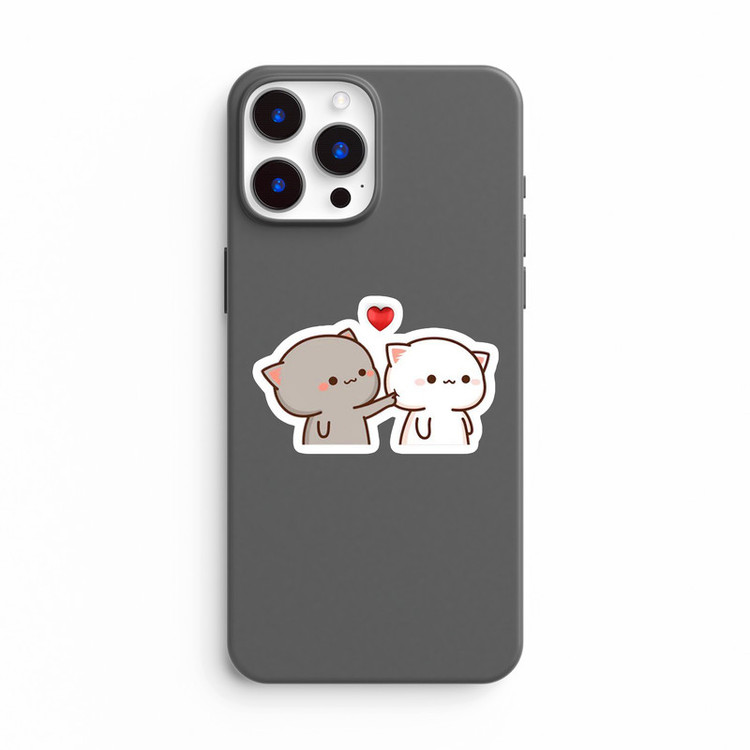 استیکر لپ تاپ و موبایل بووم طرح گربه مدل Cute Mochi کد FD28