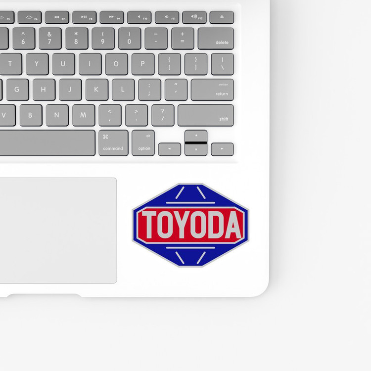 استیکر لپ تاپ و موبایل بووم طرح لوگو Toyota کد FD37