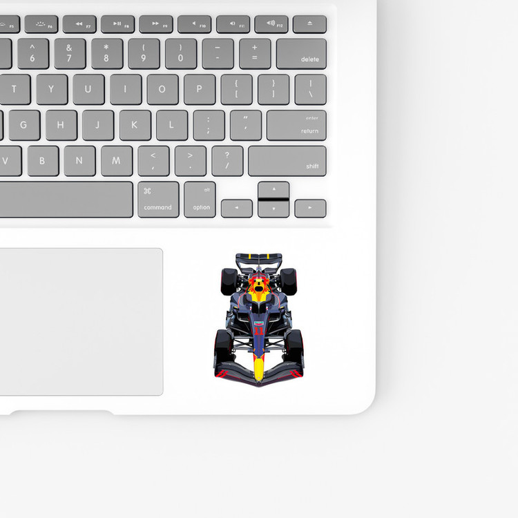 استیکر لپ تاپ و موبایل بووم طرح ماشین مدل F1 11 کد SM47