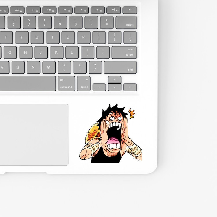 استیکر لپ تاپ و موبایل بووم طرح انیمه One Piece مدل Luffy کد SM27