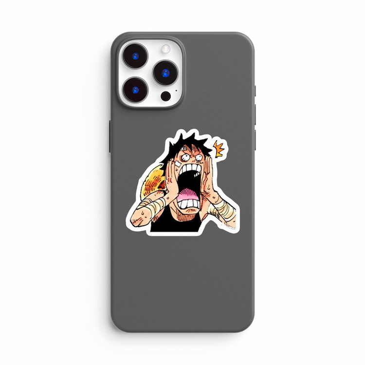 استیکر لپ تاپ و موبایل بووم طرح انیمه One Piece مدل Luffy کد SM27