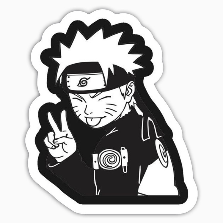 استیکر لپ تاپ و موبایل بووم طرح انیمه Naruto کد SM10