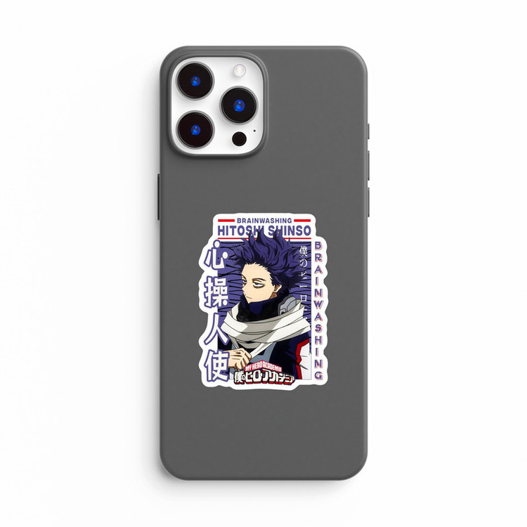 استیکر لپ تاپ و موبایل بووم طرح انیمه My Hero Academy مدل Shinso Hitoshi کد SM34
