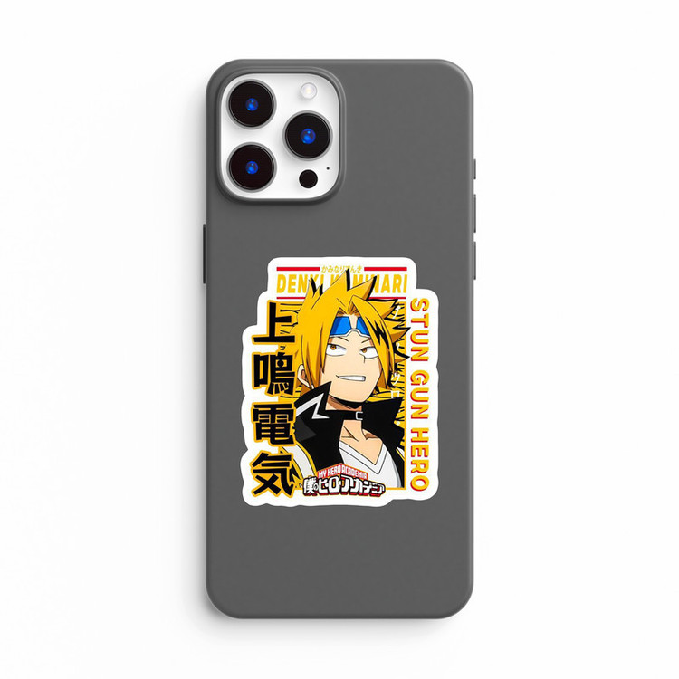 استیکر لپ تاپ و موبایل بووم طرح انیمه My Hero Academy مدل Kaminari کد SM4