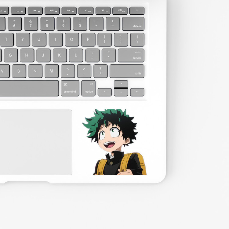 استیکر لپ تاپ و موبایل بووم طرح انیمه My Hero Academy مدل Izuku کد SM23