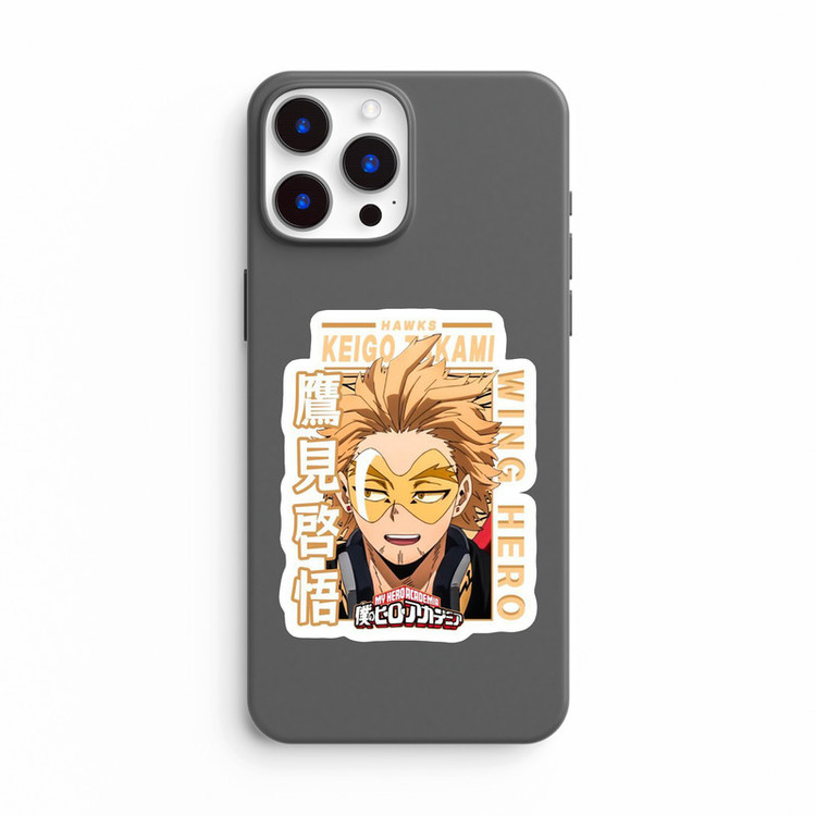 استیکر لپ تاپ و موبایل بووم طرح انیمه My Hero Academy مدل Hawks کد SM3