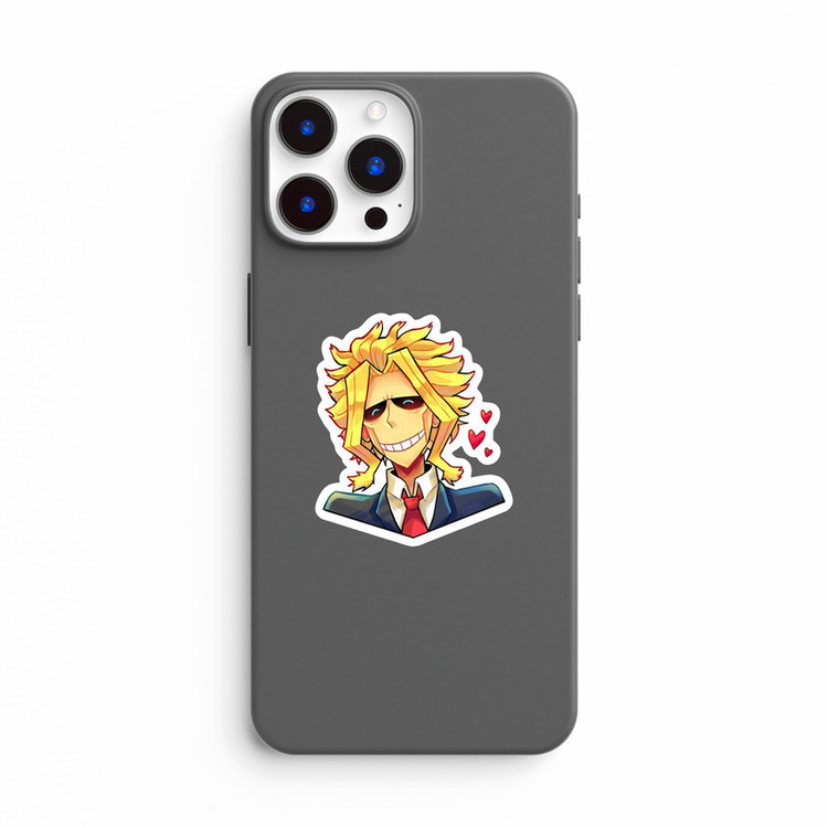 استیکر لپ تاپ و موبایل بووم طرح انیمه My Hero Academy مدل Allmight کد SM8