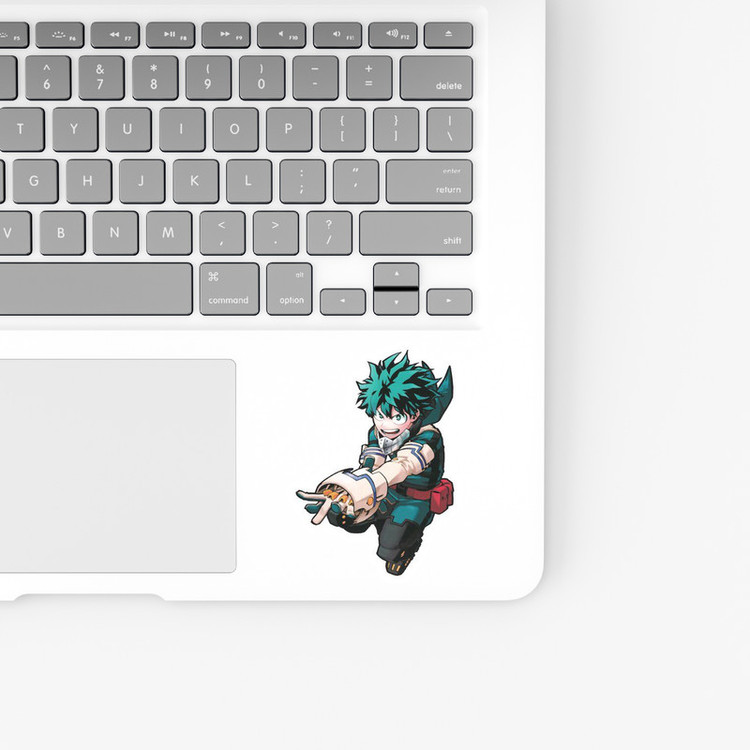 استیکر لپ تاپ و موبایل بووم طرح انیمه My Hero Academy مدل Deku6 کد BM132