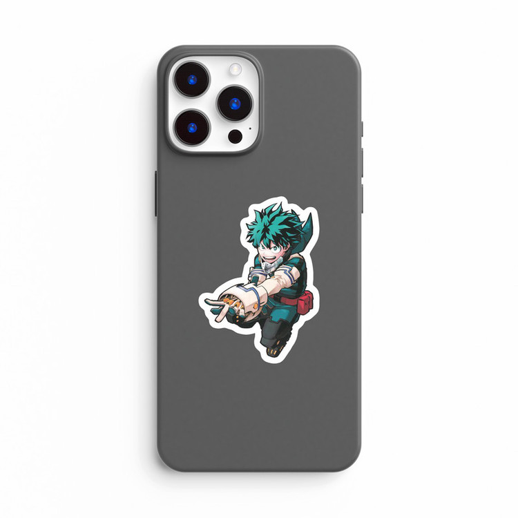 استیکر لپ تاپ و موبایل بووم طرح انیمه My Hero Academy مدل Deku6 کد BM132