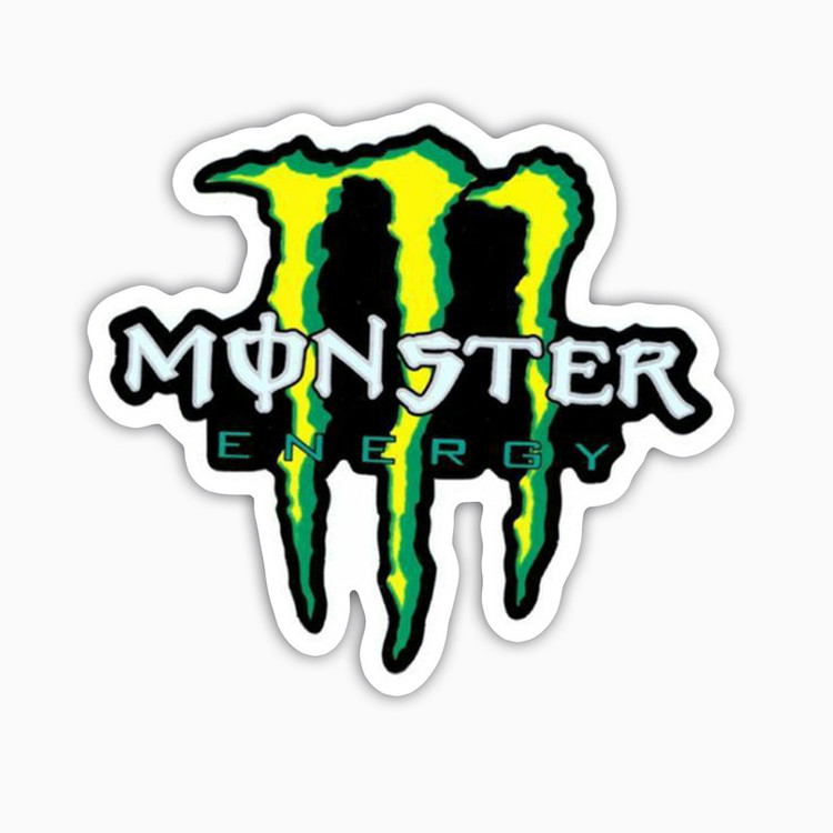 استیکر لپ تاپ و موبایل بووم طرح نوشته مدل Monster کد KT69