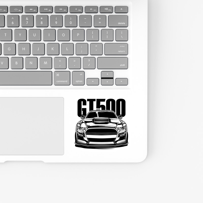 استیکر لپ تاپ و موبایل بووم طرح ماشین مدل GT500 کد KT75