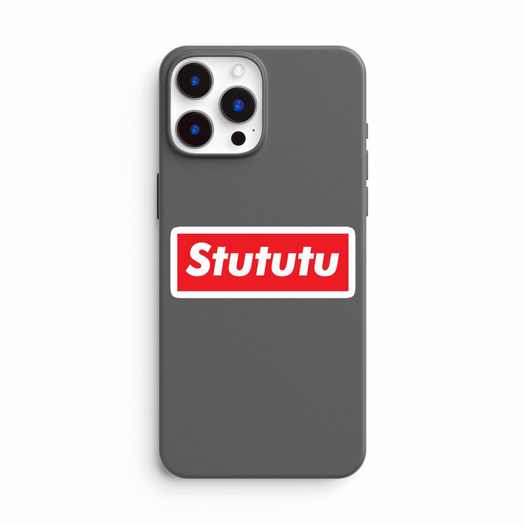 استیکر لپ تاپ و موبایل بووم طرح نوشته مدل Stututututu کد KT24