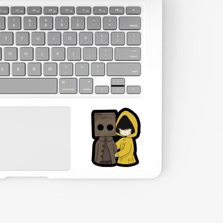 استیکر لپ تاپ و موبایل بووم طرح کارتونی مدل Yellow Girl کد KT21