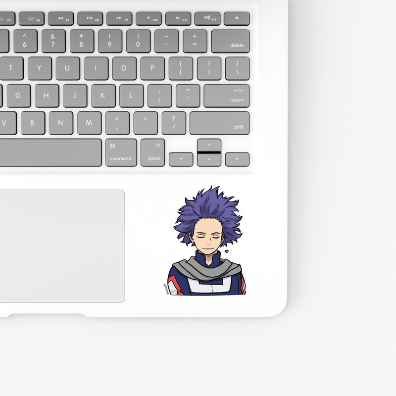 استیکر لپ تاپ و موبایل بووم طرح انیمه My hero academy مدل Shinso کد NY45