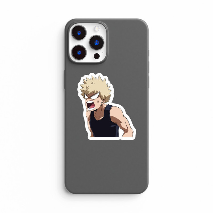 استیکر لپ تاپ و موبایل بووم طرح انیمه My hero academy مدل bakugo کد NY29