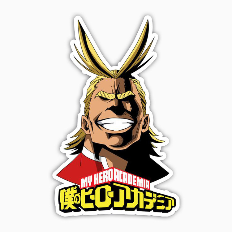 استیکر لپ تاپ و موبایل بووم طرح انیمه My hero academy مدل 1allmight کد NY35